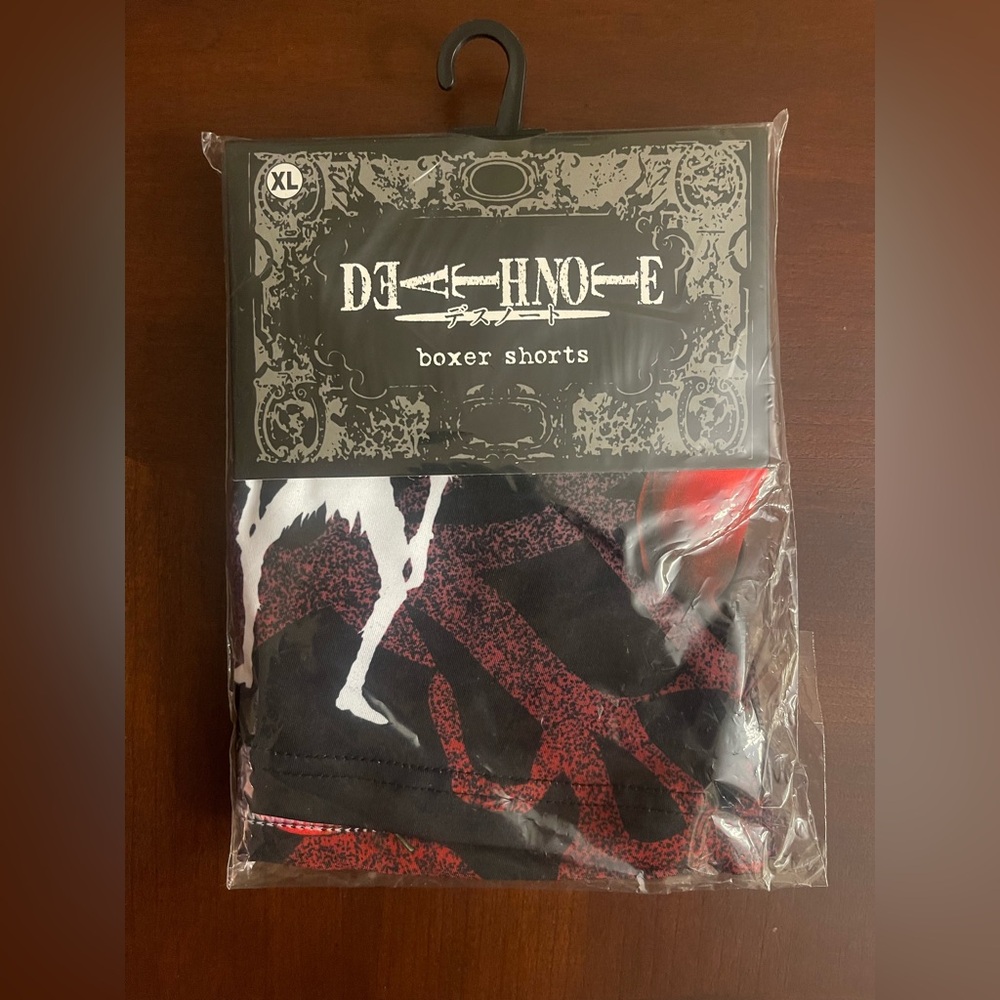Death Note Black and Red Boxer Briefs